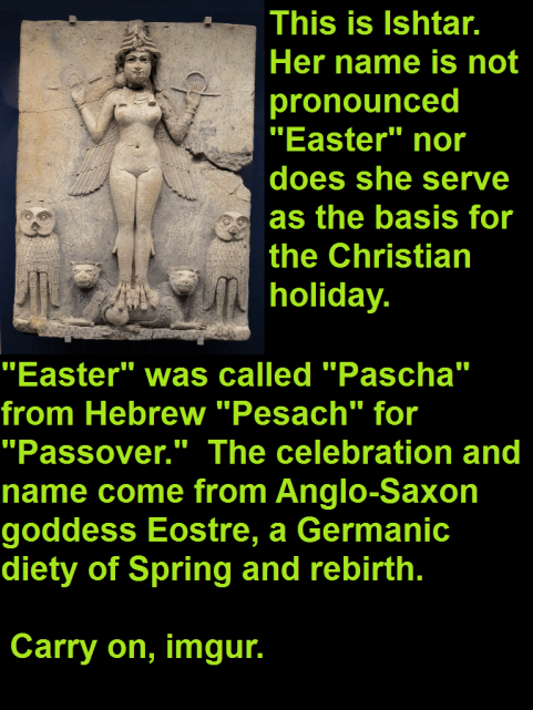 Ishtar not Easter
