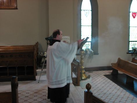 Thurifer at Consecration 9-9-2007